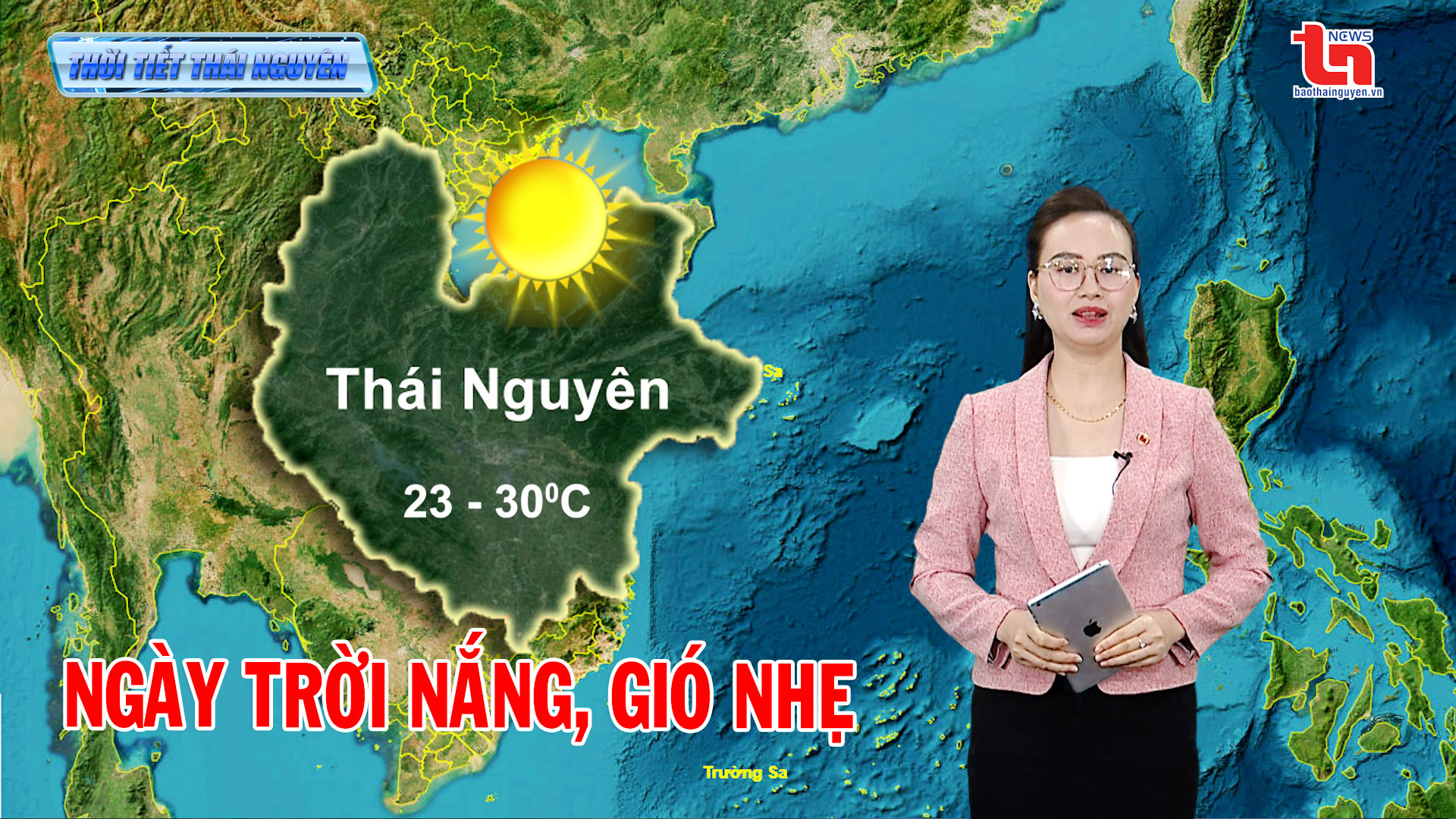 Dự báo thời tiết Thái Nguyên đêm 26/5 và ngày 27/5