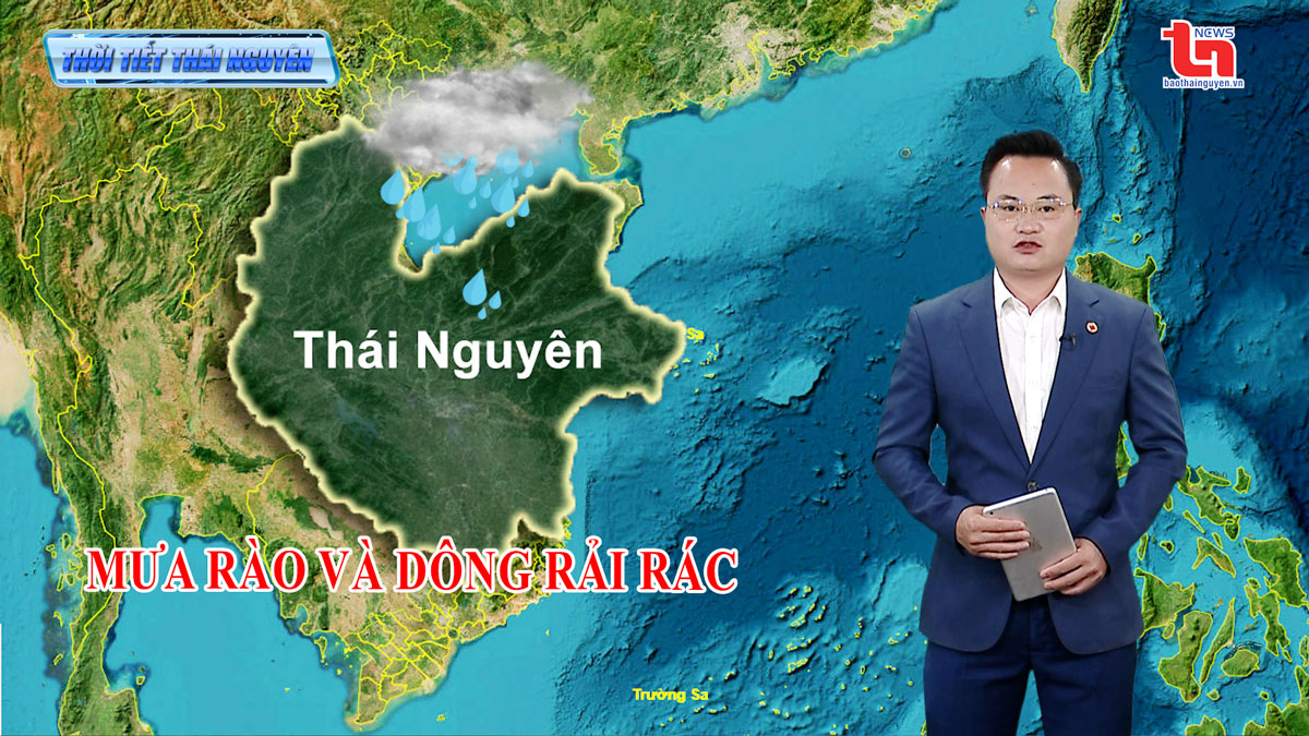 Dự báo thời tiết Thái Nguyên đêm 01/5 và ngày 02/5