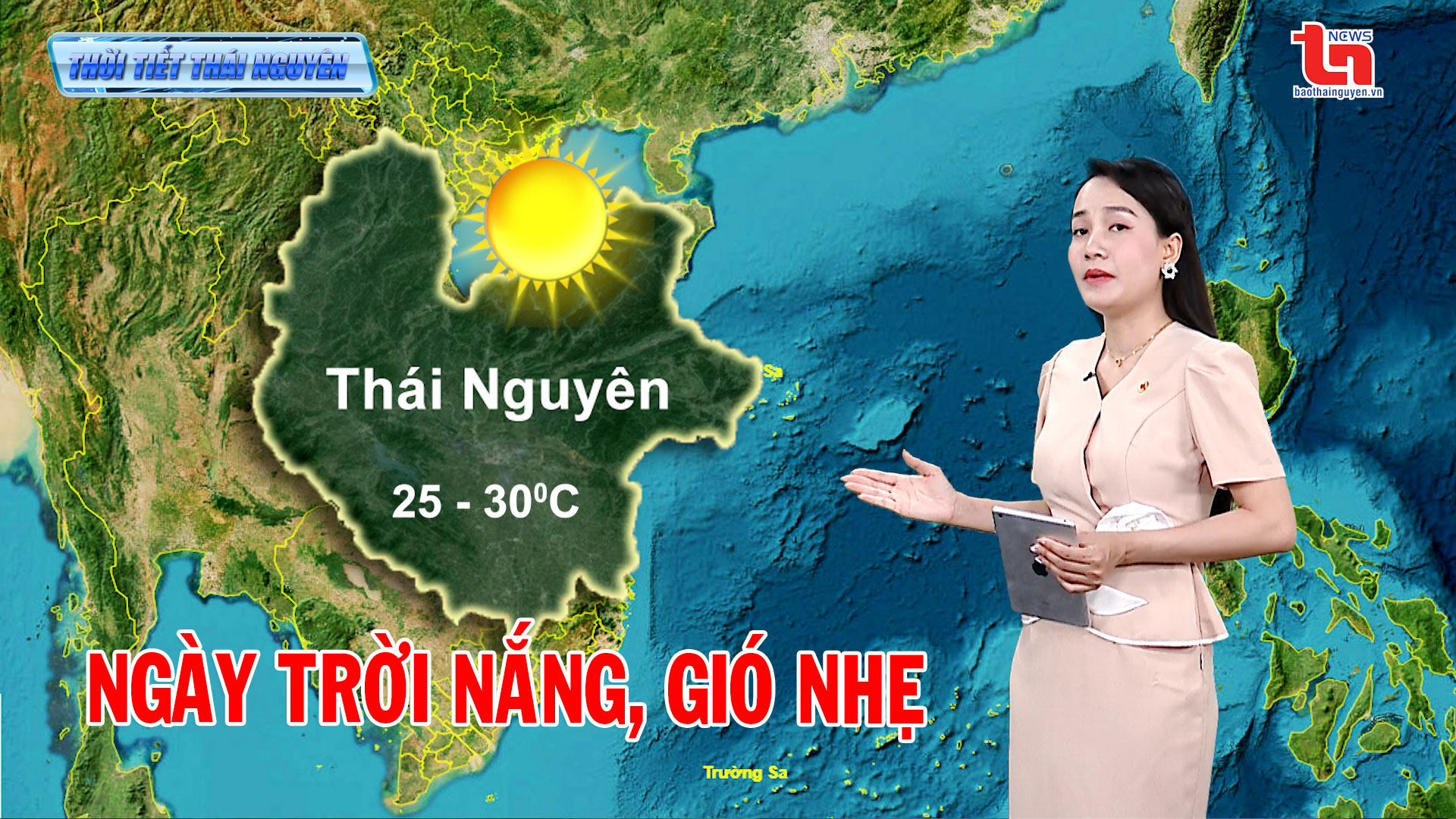 Dự báo thời tiết Thái Nguyên đêm 4/5 và ngày 5/5