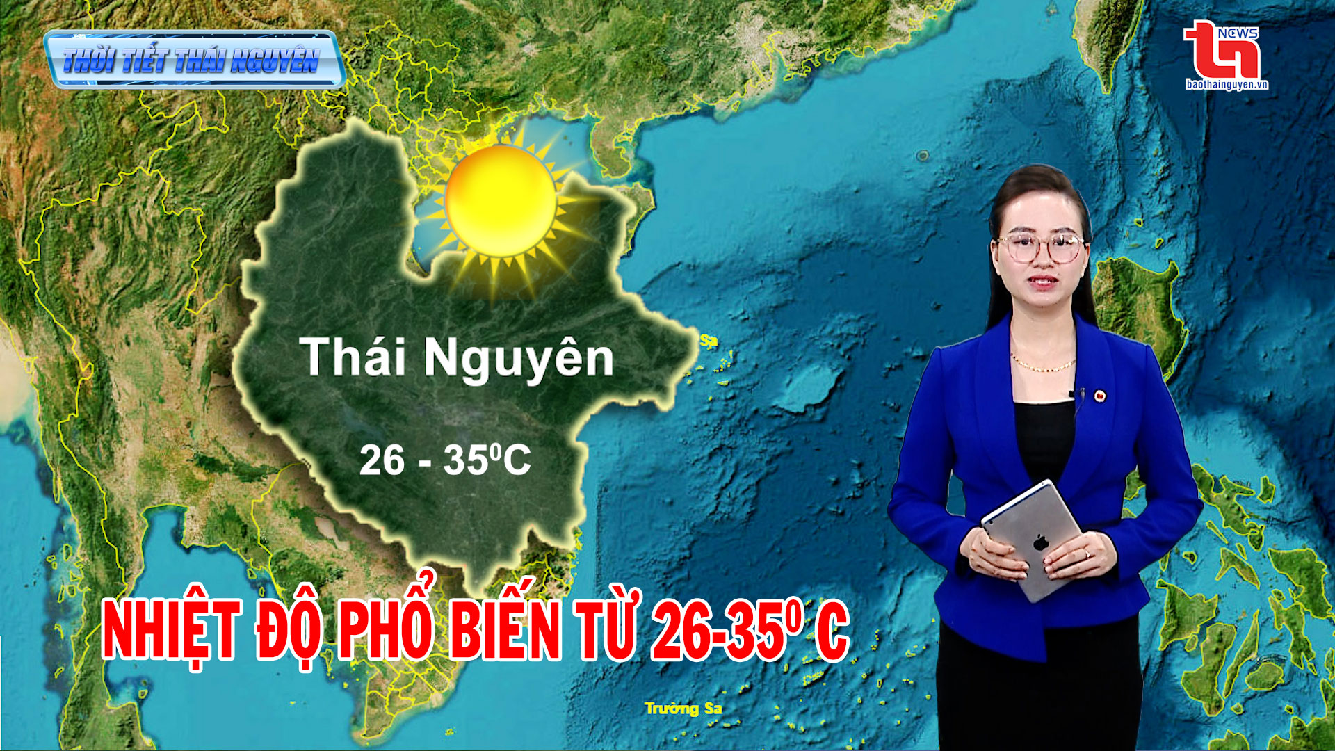 Dự báo thời tiết Thái Nguyên đêm 5/5 và ngày 6/5