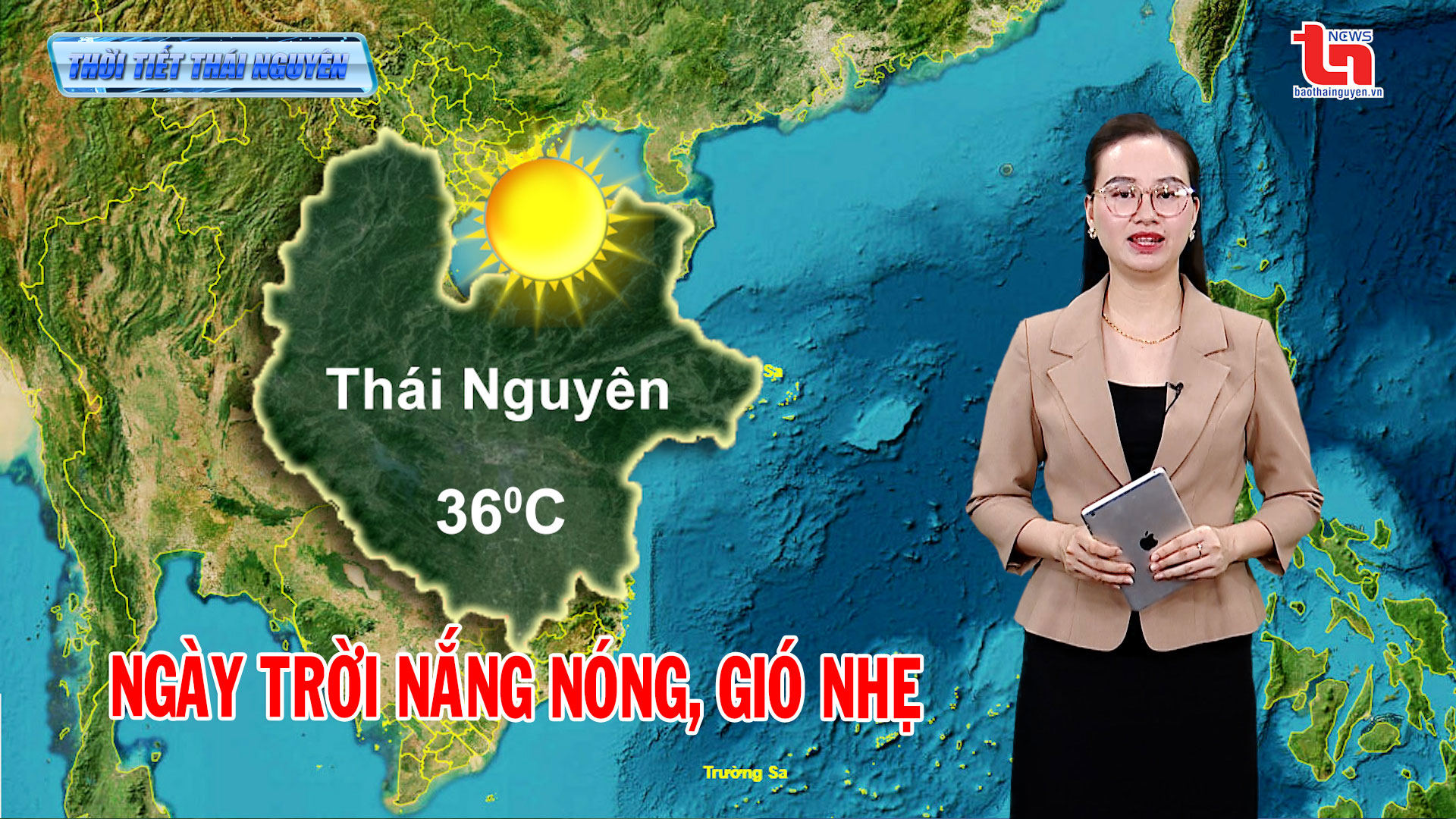 Dự báo thời tiết Thái Nguyên đêm 7/5 và ngày 8/5