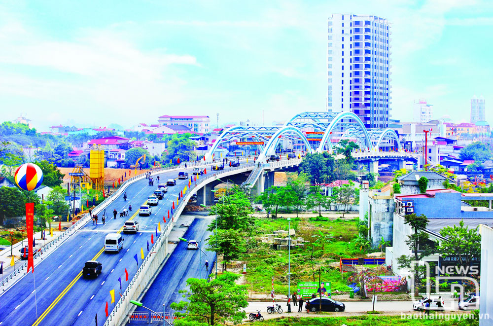 Cầu Bến Tượng (TP. Thái Nguyên) có tổng mức đầu tư hơn 436 tỷ đồng.