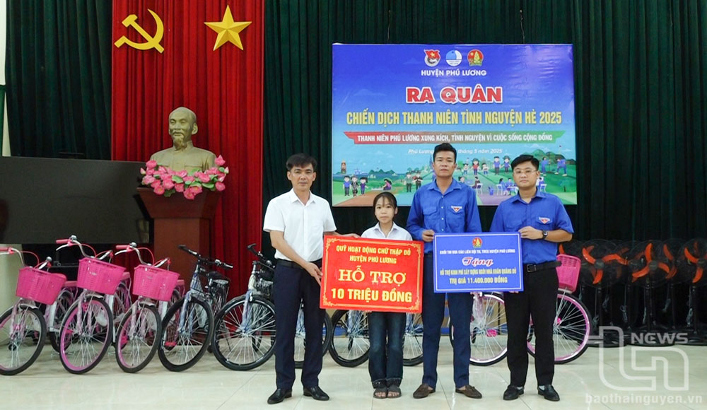 Huyện đoàn Phú Lương ra quân chiến dịch tình nguyện hè