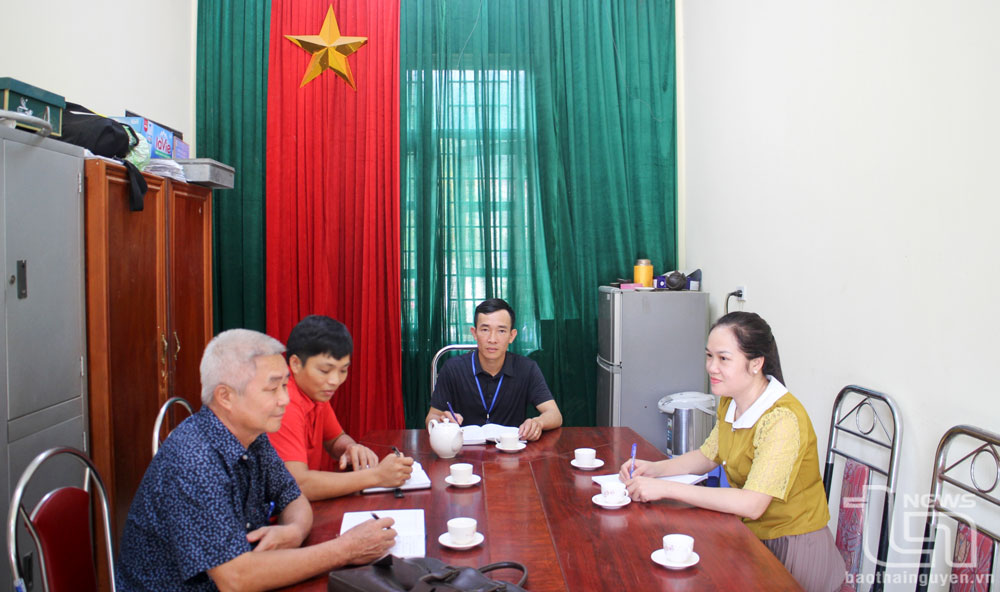 Hoạt động tiếp công dân tại xã Kim Phượng (Định Hóa) được thực hiện công khai, dân chủ và thân thiện.