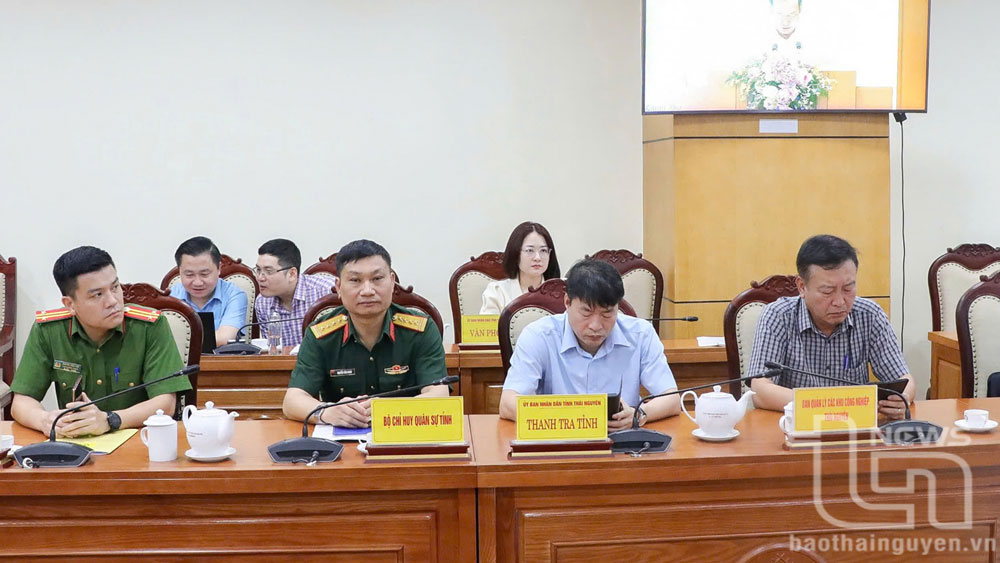 Các đại biểu dự Phiên họp tại điểm cầu Thái Nguyên.