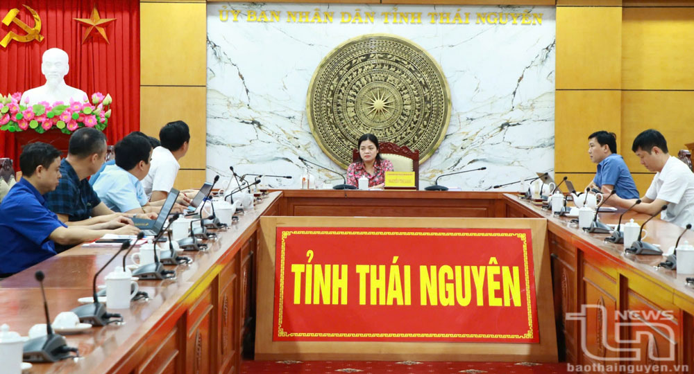 Điểm cầu tỉnh Thái Nguyên.