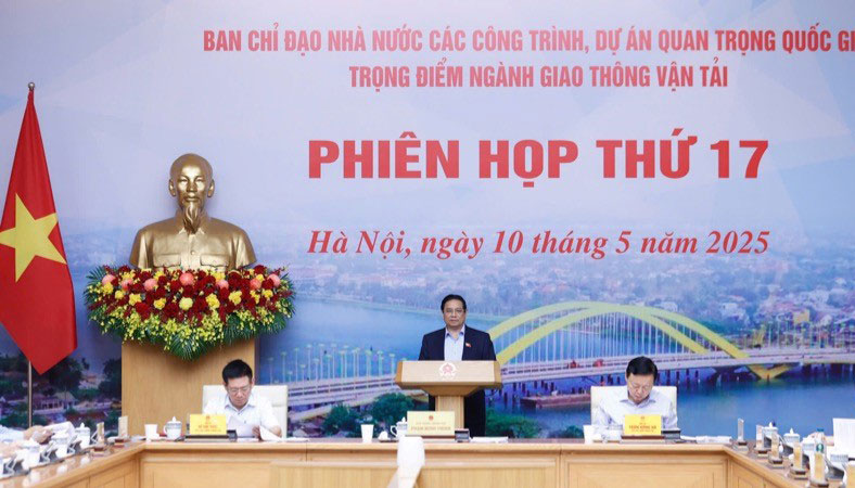 Thủ tướng Phạm Minh Chính chủ trì phiên họp thứ 17 Ban Chỉ đạo Nhà nước các Công trình, dự án quan trọng quốc gia, trọng điểm ngành Giao thông vận tải.