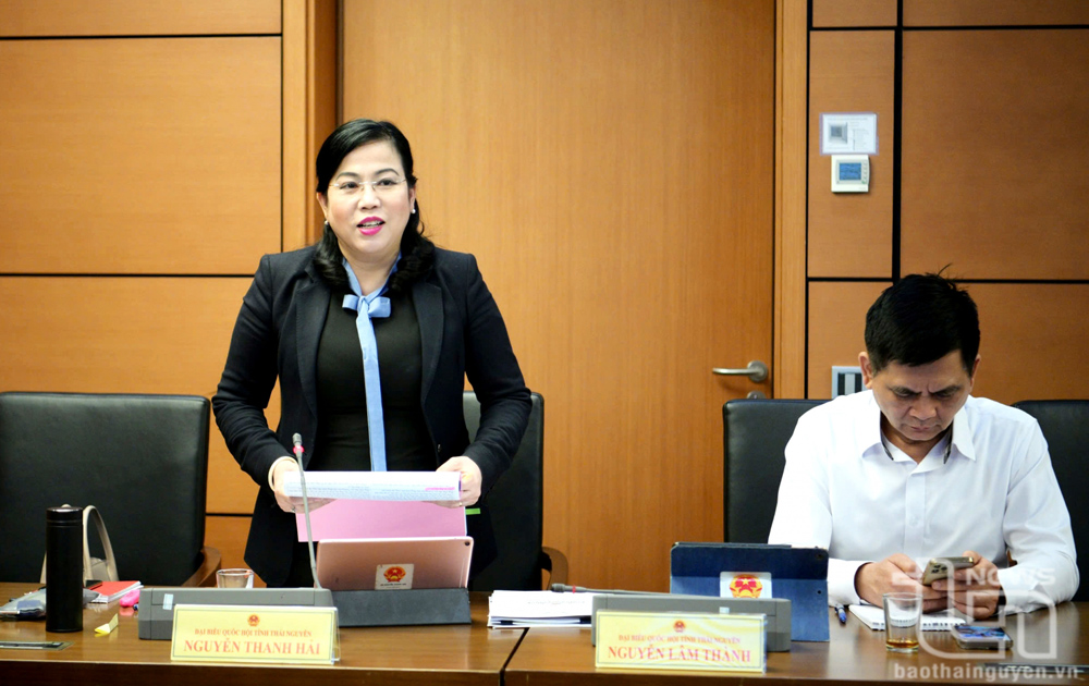 Đại biểu Quốc hội thảo luận tại tổ về 4 nội dung