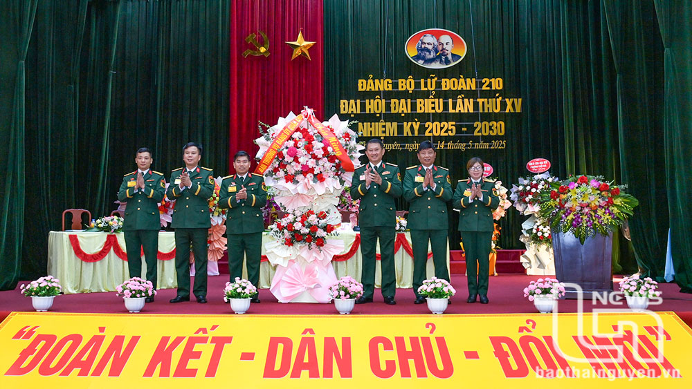 Đảng bộ Lữ đoàn 210 tổ chức thành công Đại hội nhiệm kỳ 2025-2030