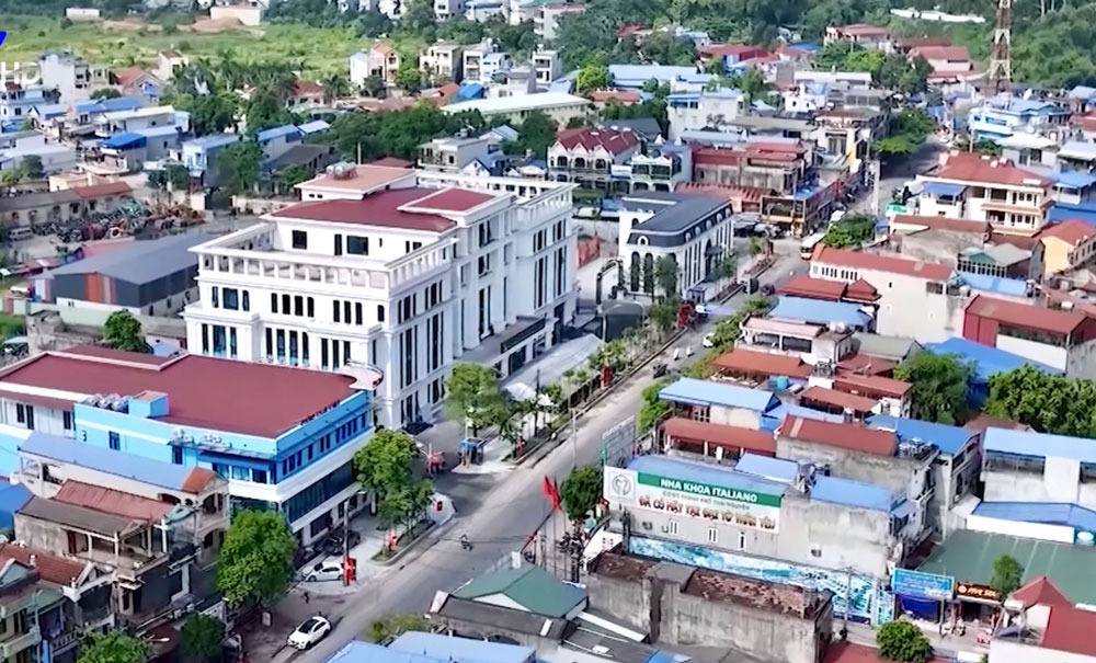 Trung tâm huyện Đại Từ.