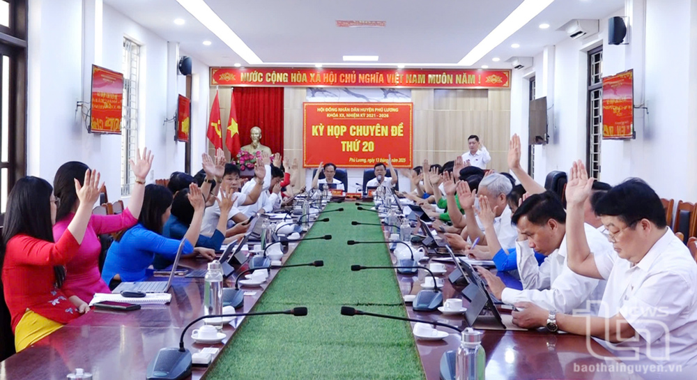 HĐND huyện Phú Lương: Thông qua nghị quyết điều chỉnh, bổ sung kế hoạch đầu tư công