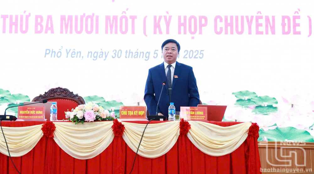 HĐND TP. Phổ Yên: Thông qua nghị quyết về điều chỉnh vốn đầu tư công