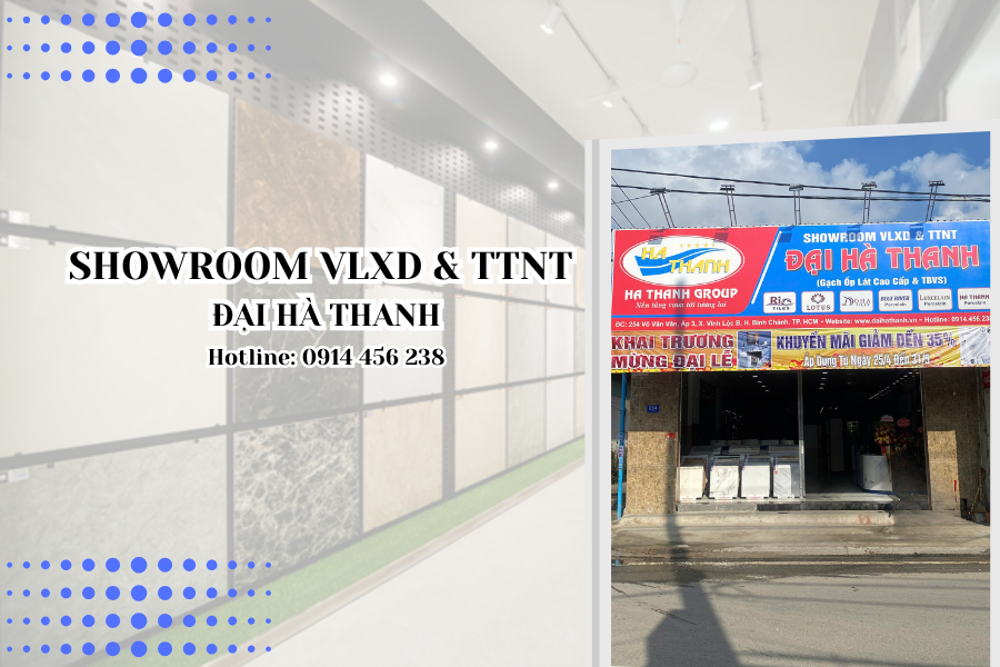 Cửa hàng gạch men TPHCM bán gạch Hà Thanh 80x80
