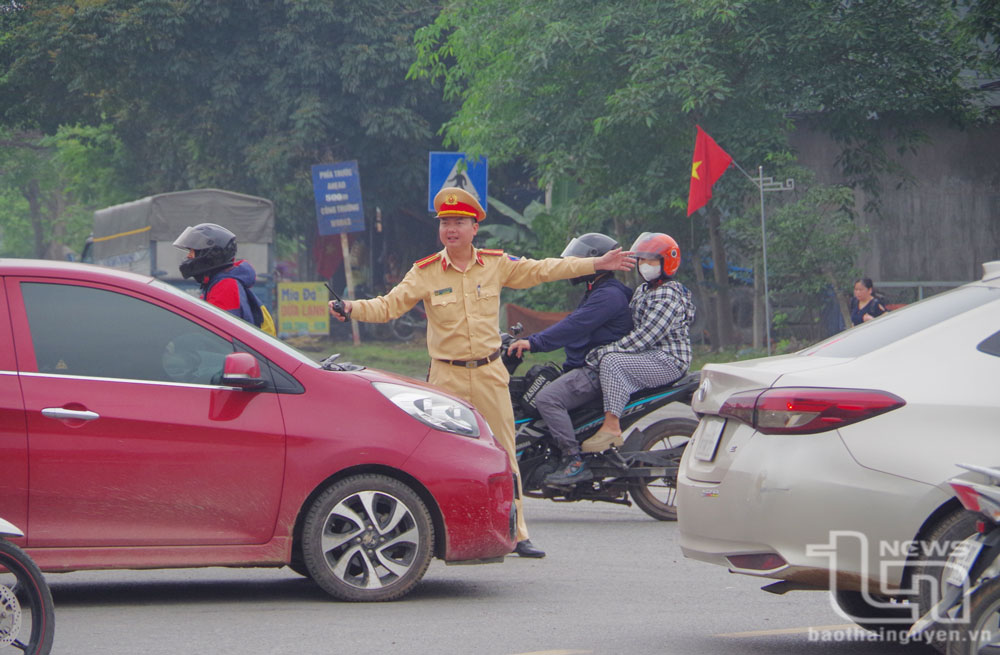 Dịp nghỉ lễ, trật tự an toàn giao thông được đảm bảo