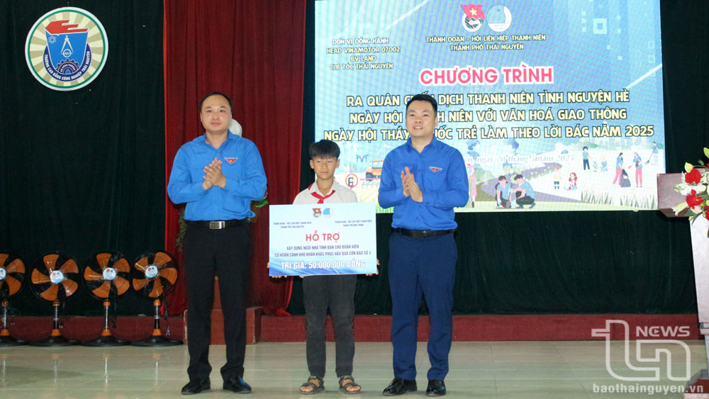 Thành đoàn Thái Nguyên ra quân Chiến dịch thanh niên tình nguyện hè
