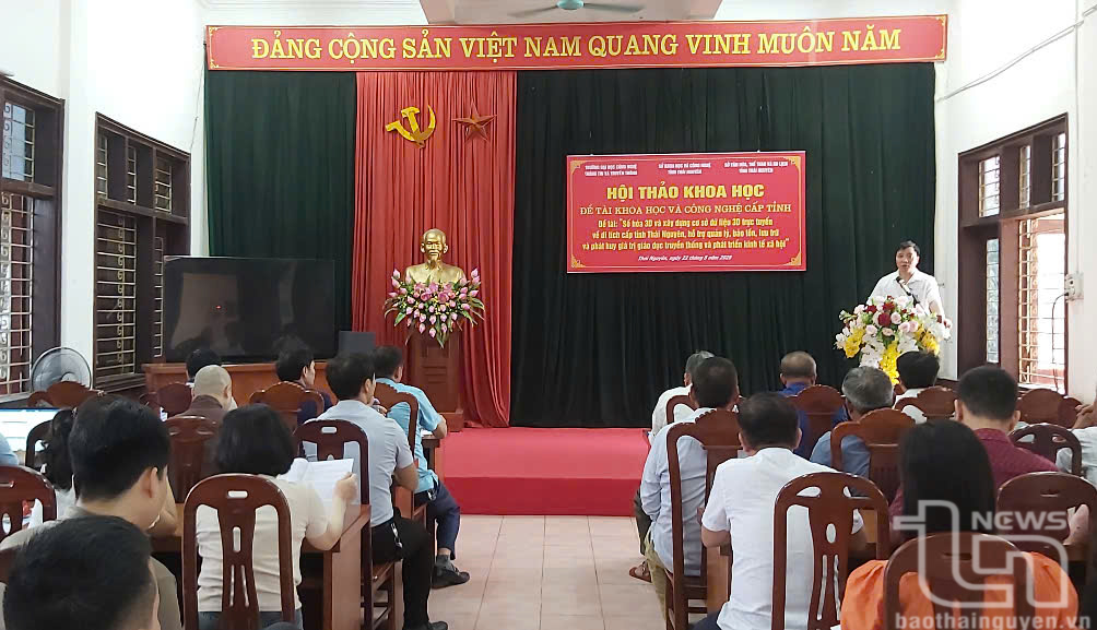 Hội thảo đề tài khoa học công nghệ cấp tỉnh về số hóa di tích