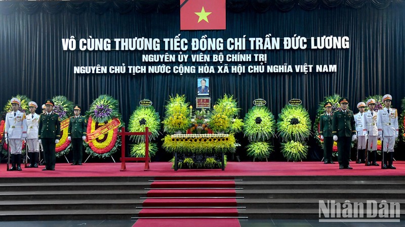 Cử hành trọng thể Lễ truy điệu nguyên Chủ tịch nước Trần Đức Lương