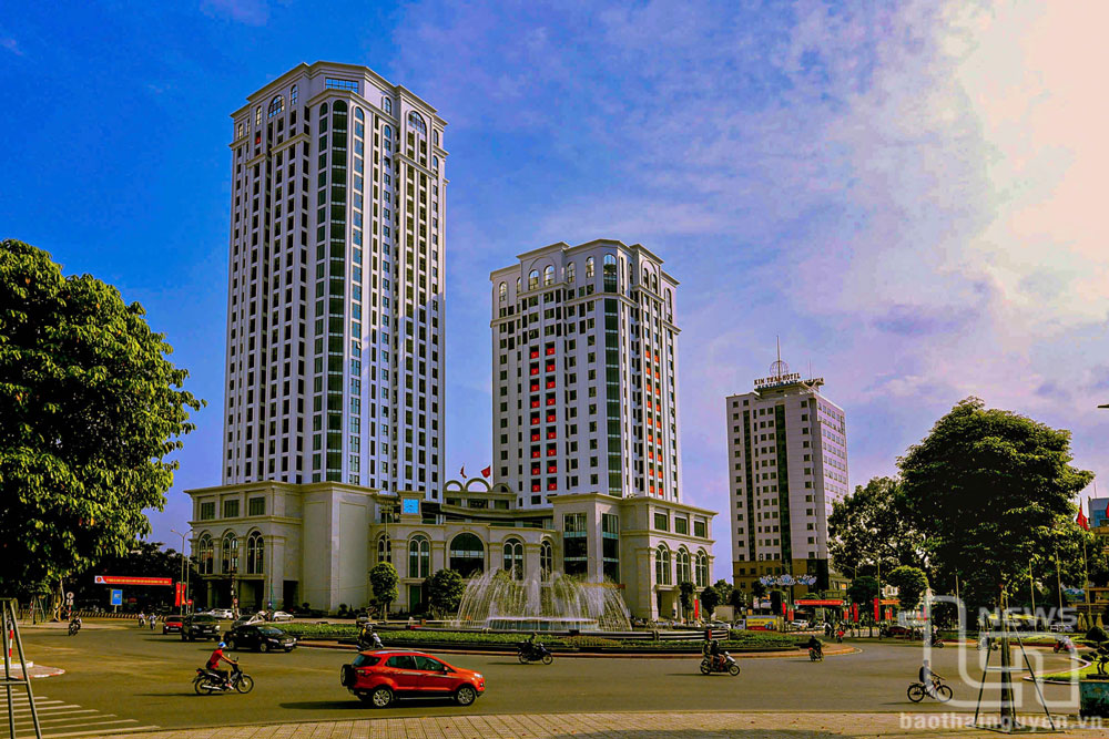 Trung tâm TP. Thái Nguyên hôm nay.