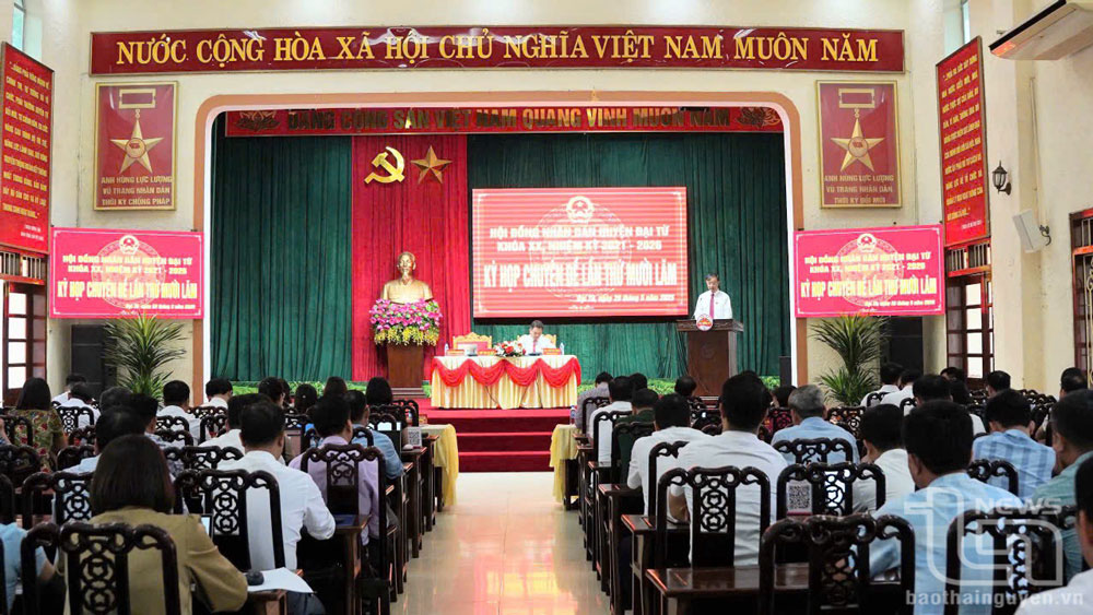 HĐND huyện Đại Từ: Thông qua báo cáo quyết toán thu, chi ngân sách năm 2024