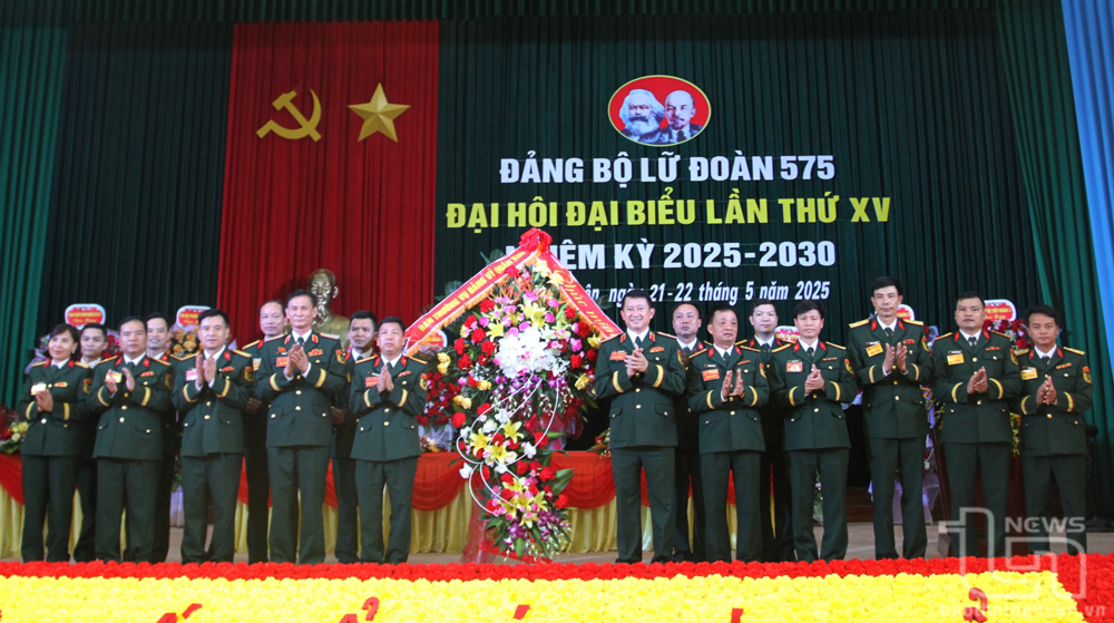 Đảng bộ Lữ đoàn Công binh 575 tổ chức thành công Đại hội nhiệm kỳ 2025-2030