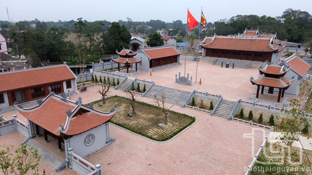 Di tích đền thờ Lý Nam Đế, phường Tiên Phong (TP. Phổ Yên), sau khi được tu bổ, tôn tạo.