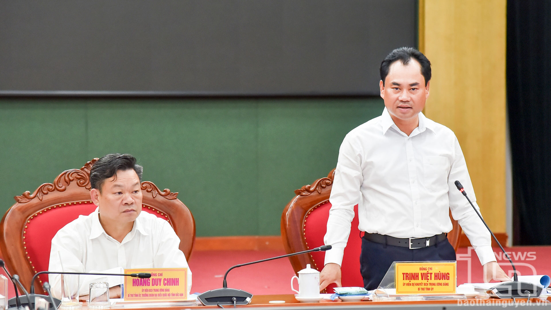 Ban Thường vụ Tỉnh ủy Thái Nguyên - Bắc Kạn: Thảo luận, cho ý kiến vào một số nội dung liên quan đến sáp nhập tỉnh