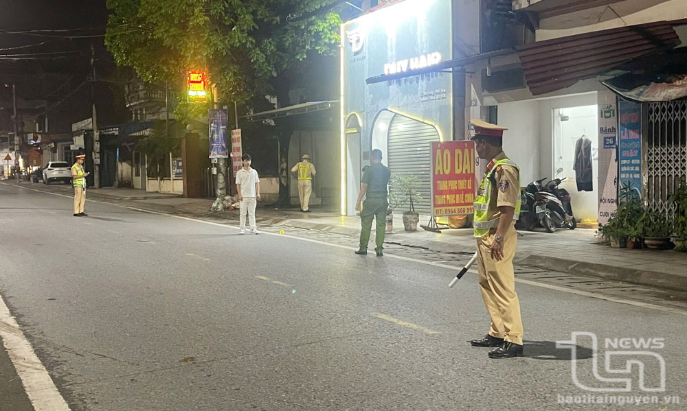 Hiện trường vụ việc.