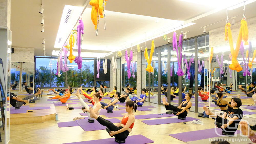 Phòng tập Gym tại Chung cư TNG Village.