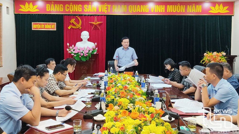 Thành lập các tổ công tác chuẩn bị đại hội đảng bộ cấp xã