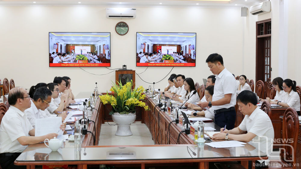 Tòa án nhân dân Thái Nguyên - Bắc Kạn: Thống nhất xây dựng phương án sắp xếp bộ máy, nhân sự sau sáp nhập