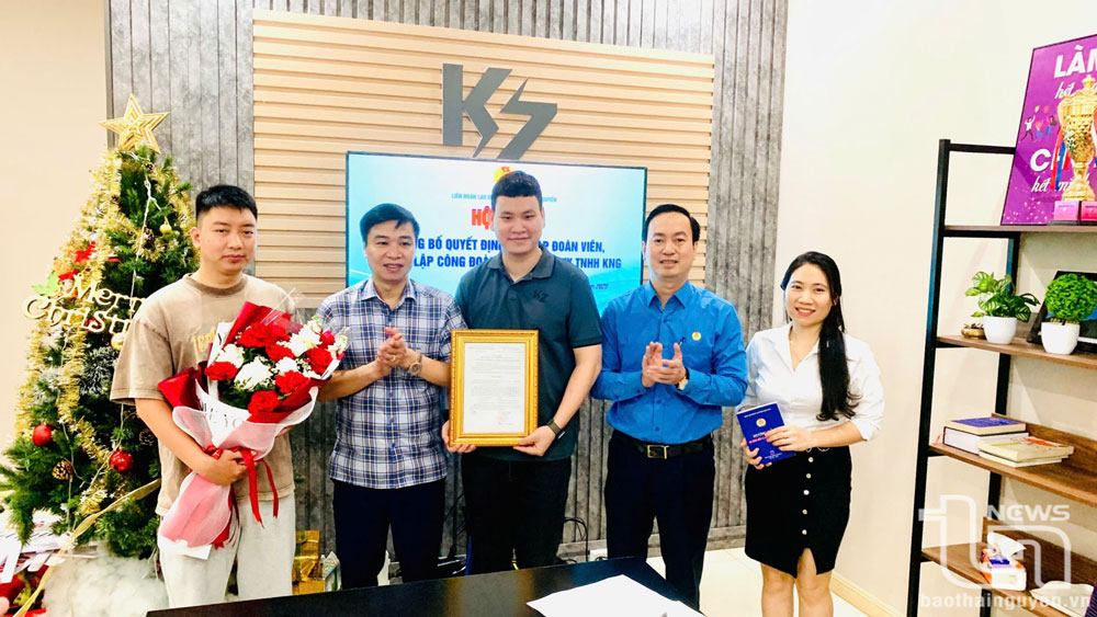 Thành lập công đoàn cơ sở Công ty TNHH KNG