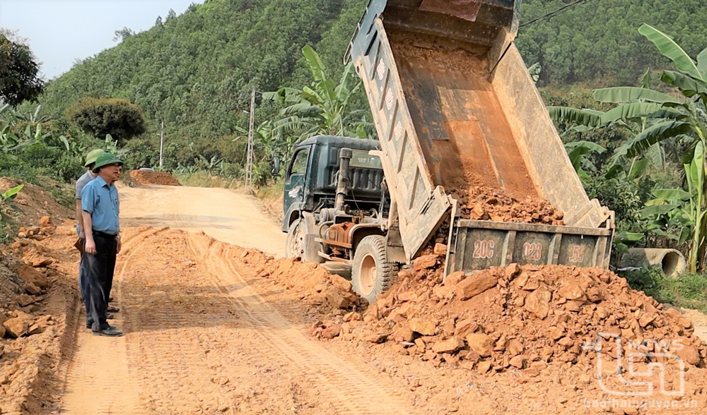TP. Phổ Yên: Đầu tư trên 13 tỷ đồng nâng cấp tuyến đường vào vùng cây ăn quả