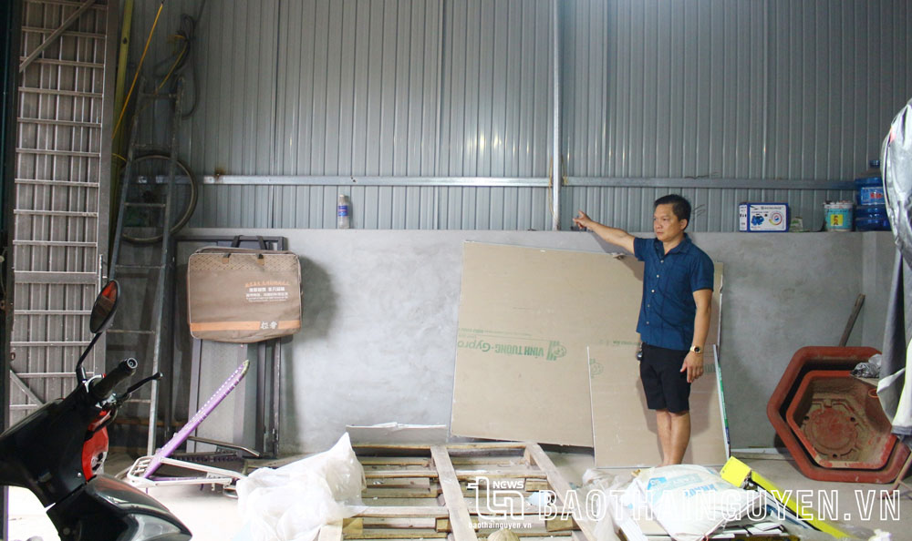 Ông Cảnh cho biết gia đình sẵn sàng tháo dỡ phần công trình vi phạm nếu cơ quan chức năng yêu cầu.