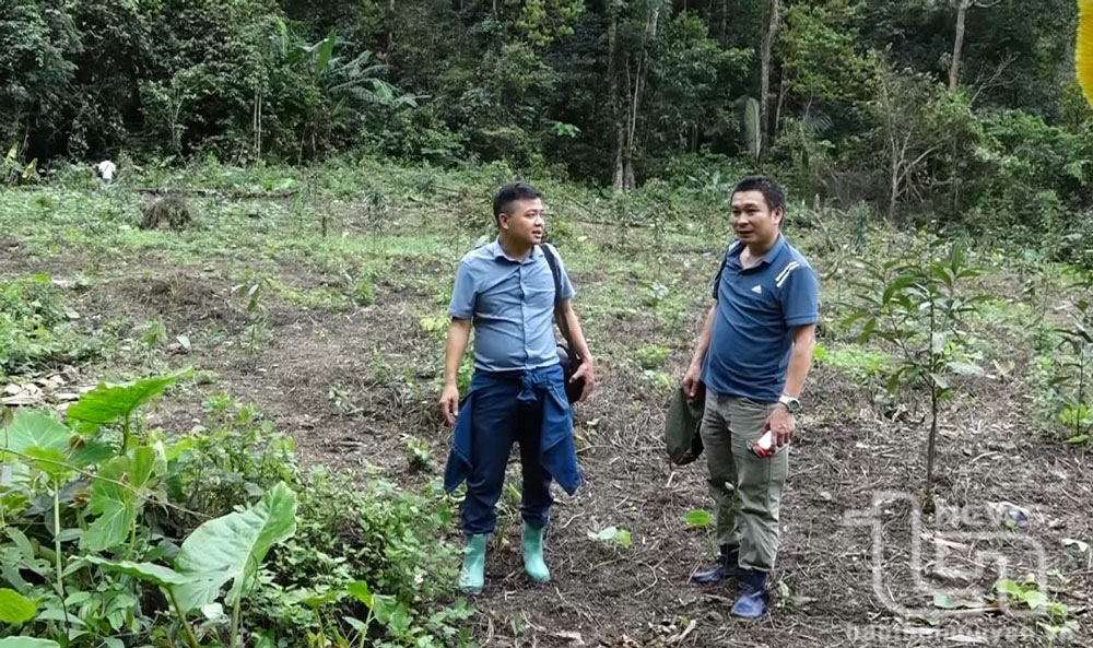 Tác giả (bên trái) trong một chuyến tác nghiệp.