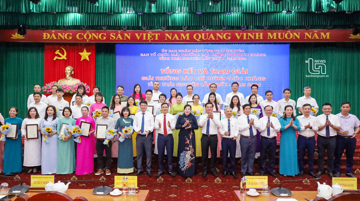 Báo Thái Nguyên có 10 tác giả, nhóm tác giả đoạt giải
