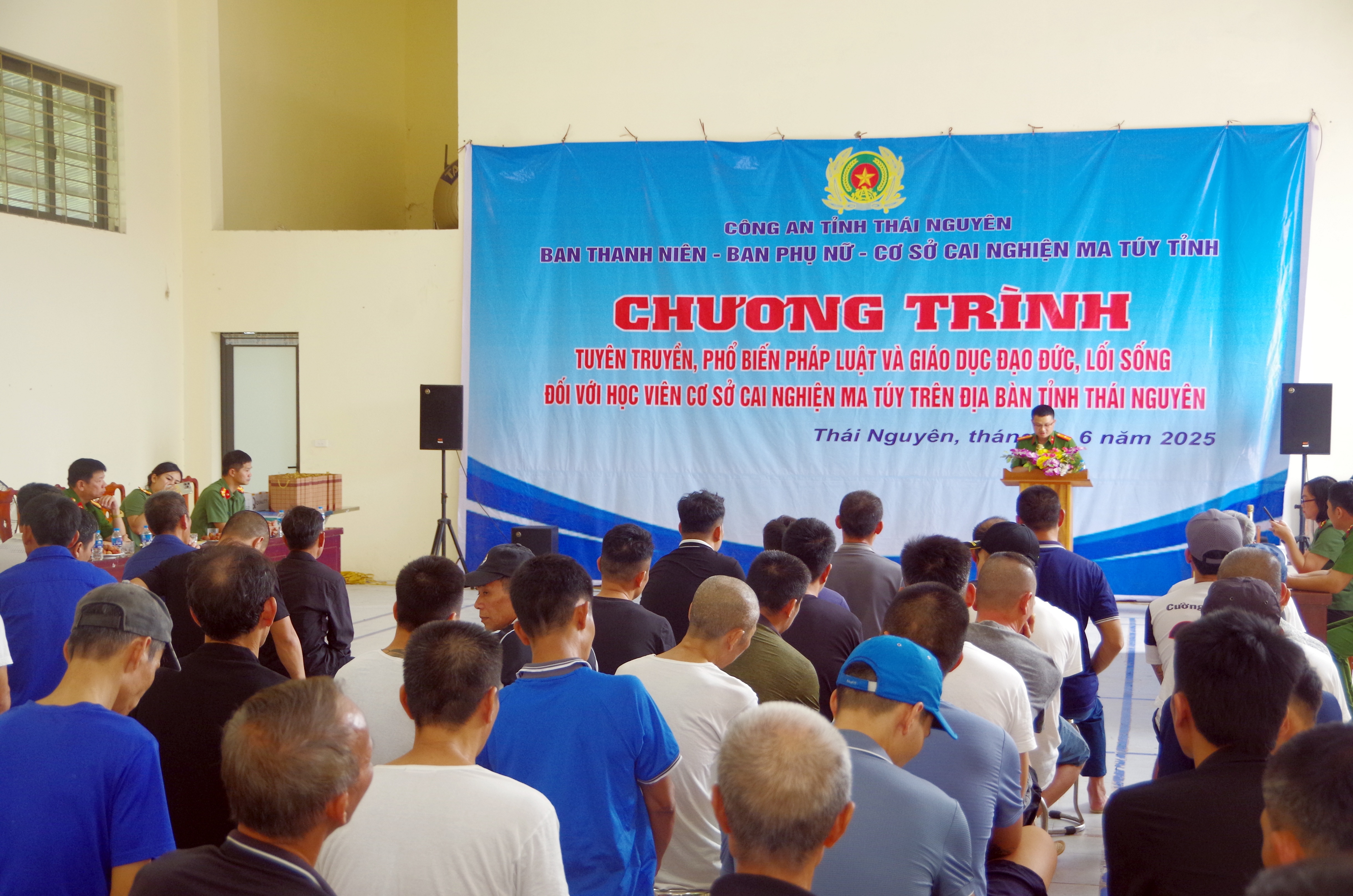 Tuyên truyền pháp luật cho hơn 1.000 học viên cai nghiện ma túy