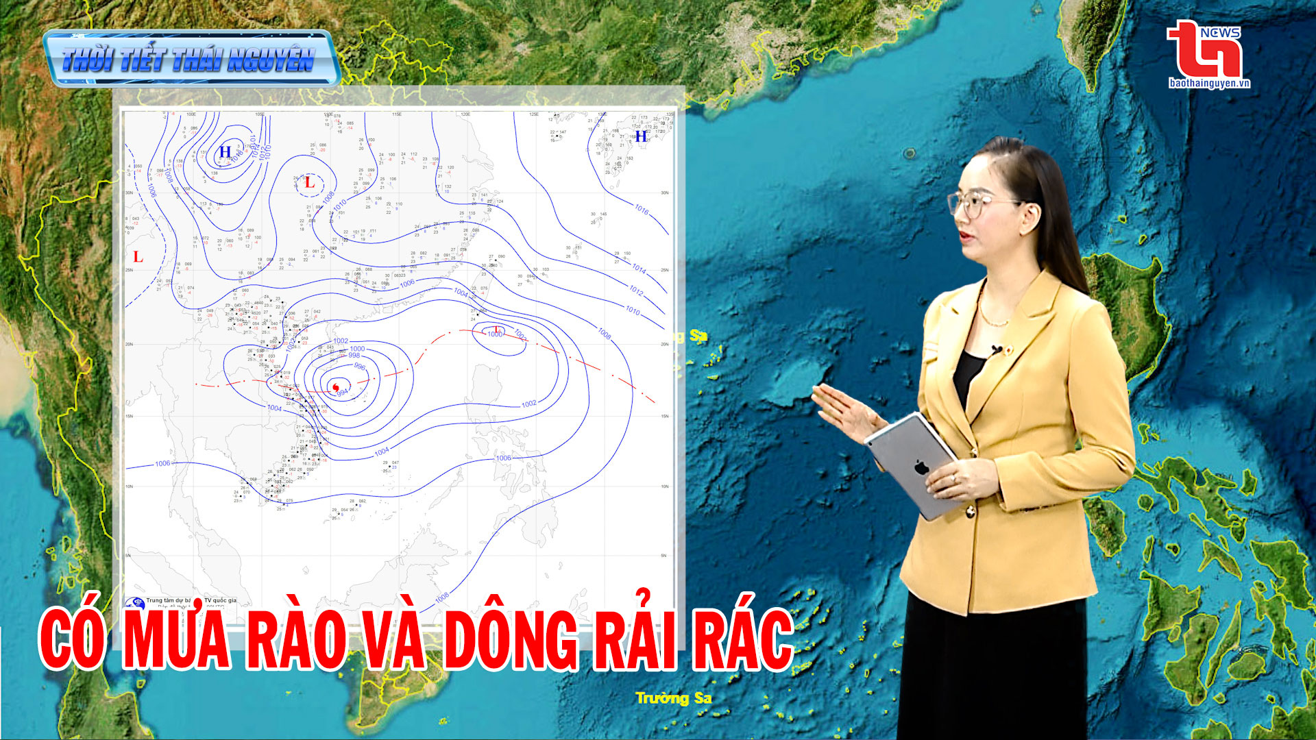 Dự báo thời tiết Thái Nguyên đêm 12/6 và ngày 13/6
