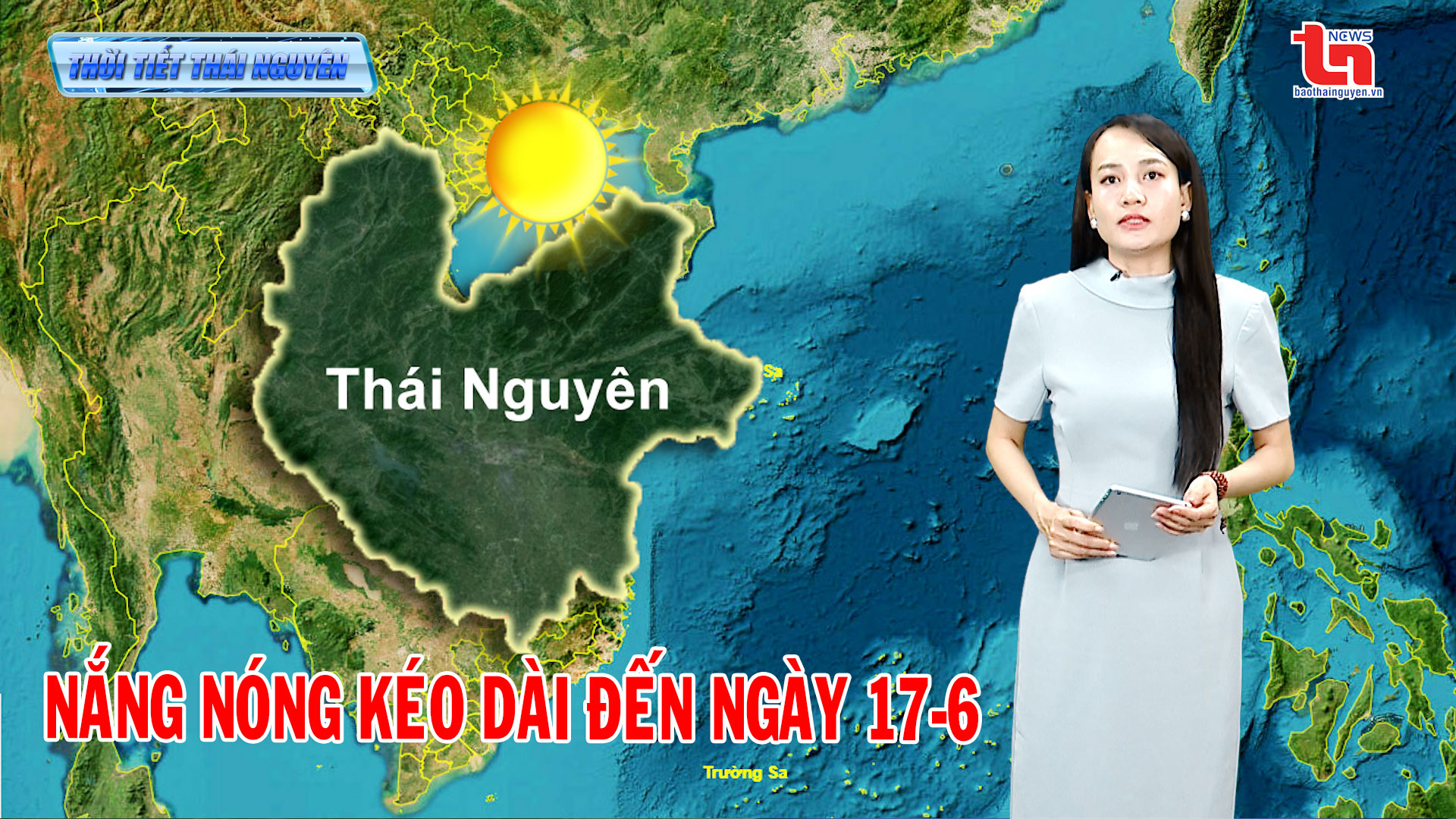 Dự báo thời tiết Thái Nguyên đêm 14/6 và ngày 15/6