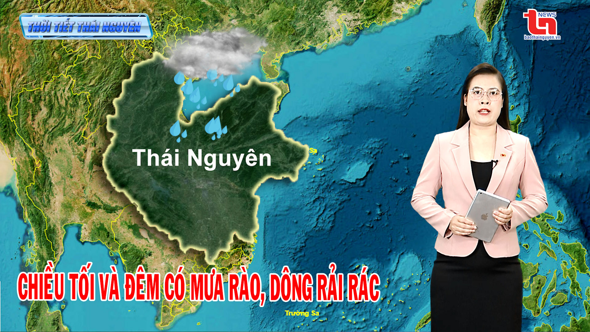 Dự báo thời tiết Thái Nguyên đêm 17/6 và ngày 18/6