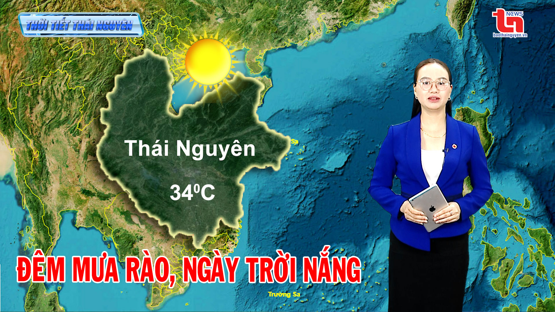 Dự báo thời tiết Thái Nguyên đêm 18/6 và ngày 19/6