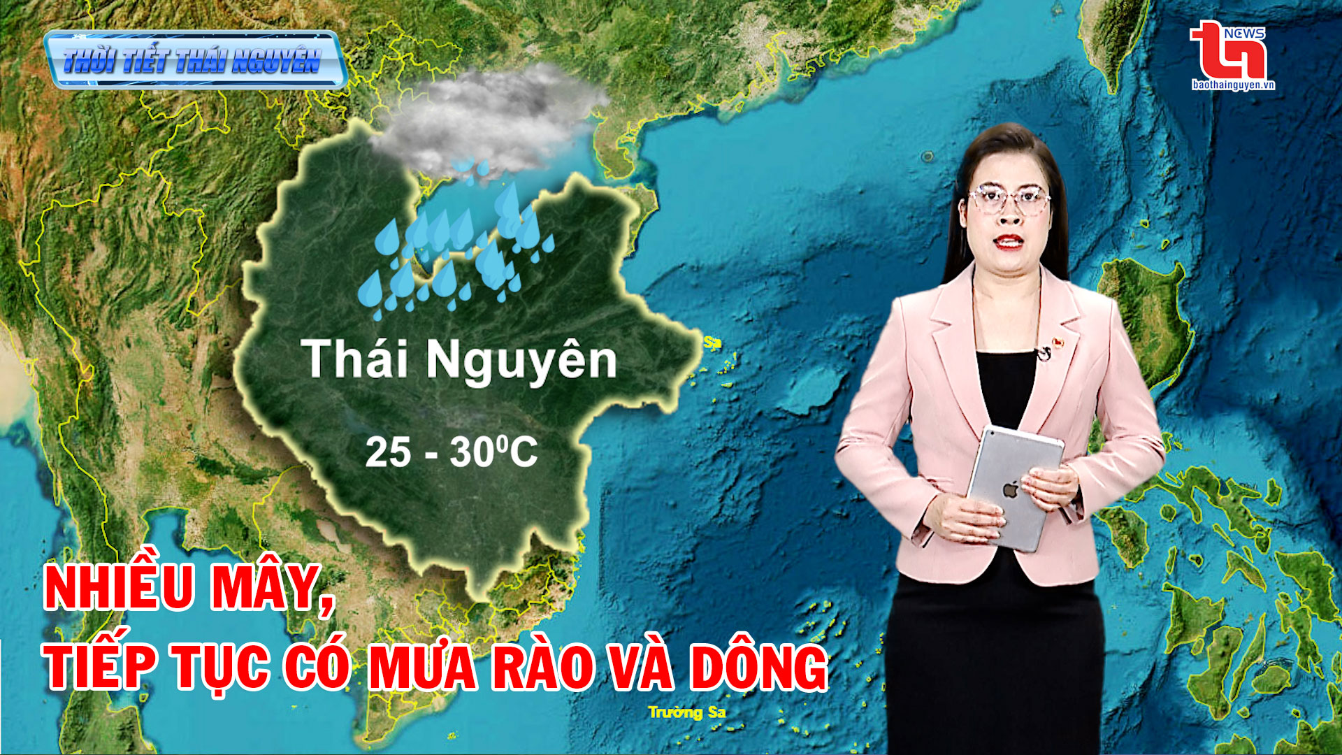 Dự báo thời tiết Thái Nguyên đêm 29/6 và ngày 30/6