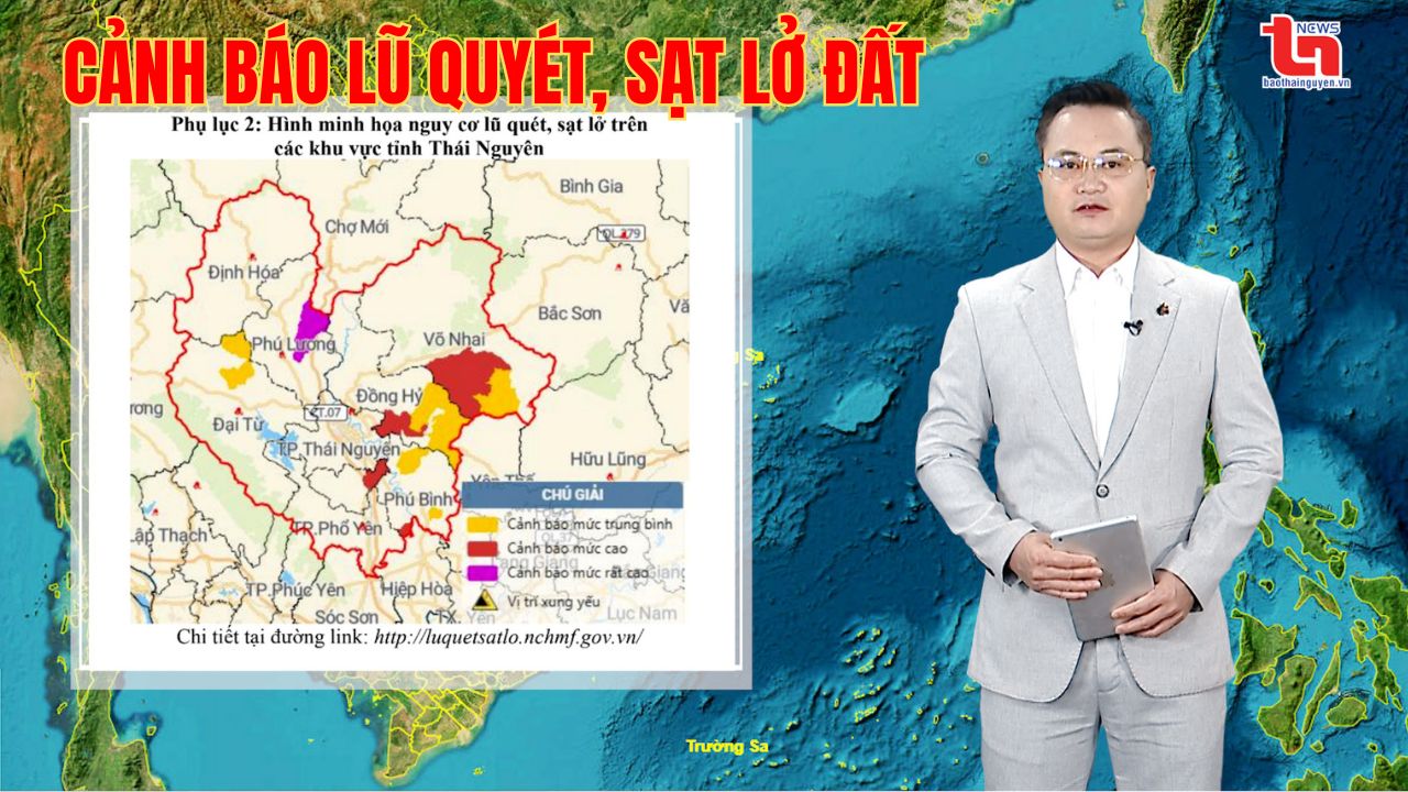 Dự báo thời tiết Thái Nguyên đêm 20/6 và ngày 21/6