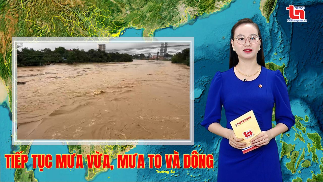 Dự báo thời tiết Thái Nguyên đêm 21/6 và ngày 22/6