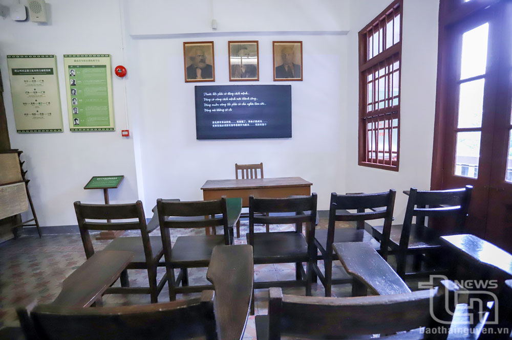 Khu vực lớp học - nơi đồng chí Nguyễn Ái Quốc giảng bài cho học viên các lớp huấn luyện chính trị thanh niên Việt Nam.
