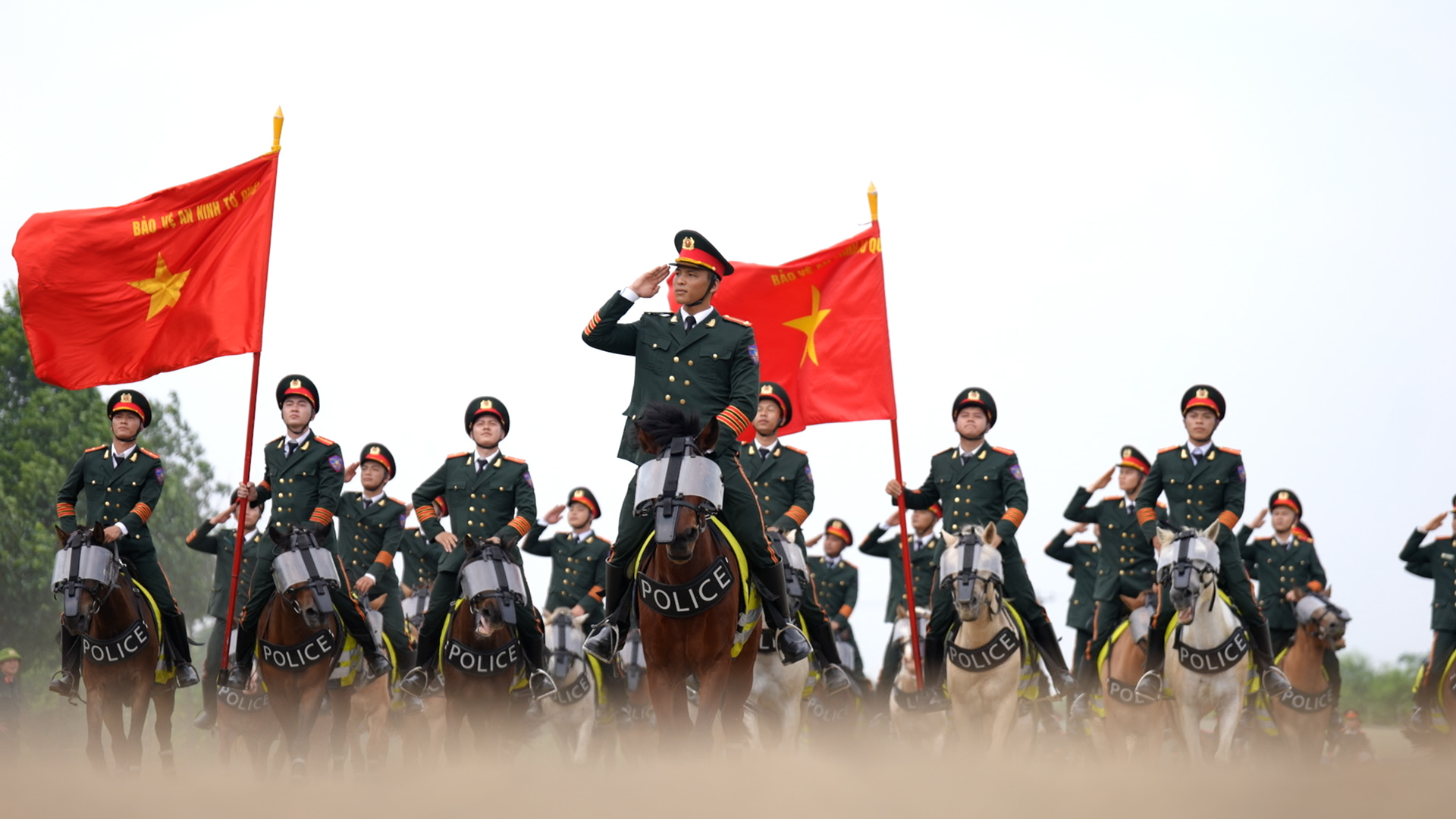 Kỵ binh trên thao trường – Sẵn sàng cho ngày hội non sông