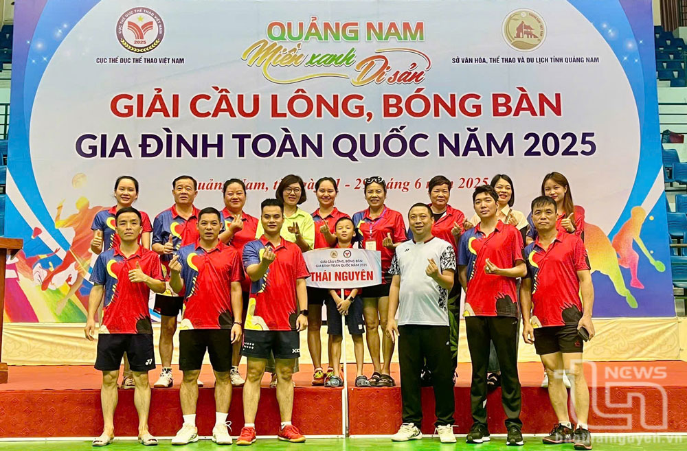 Các vận động viên Đoàn Thái Nguyên tham dự Giải tại Quảng Nam.