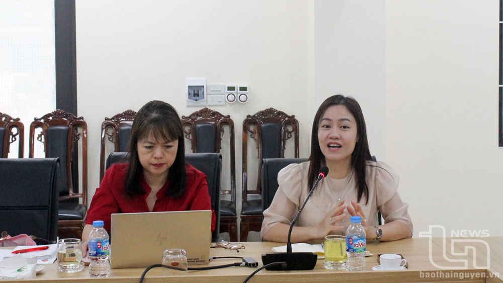 Đại diện Tổ chức CTFK giải đáp một số băn khoăn của Sở Y tế trong việc triển khai Dự án.