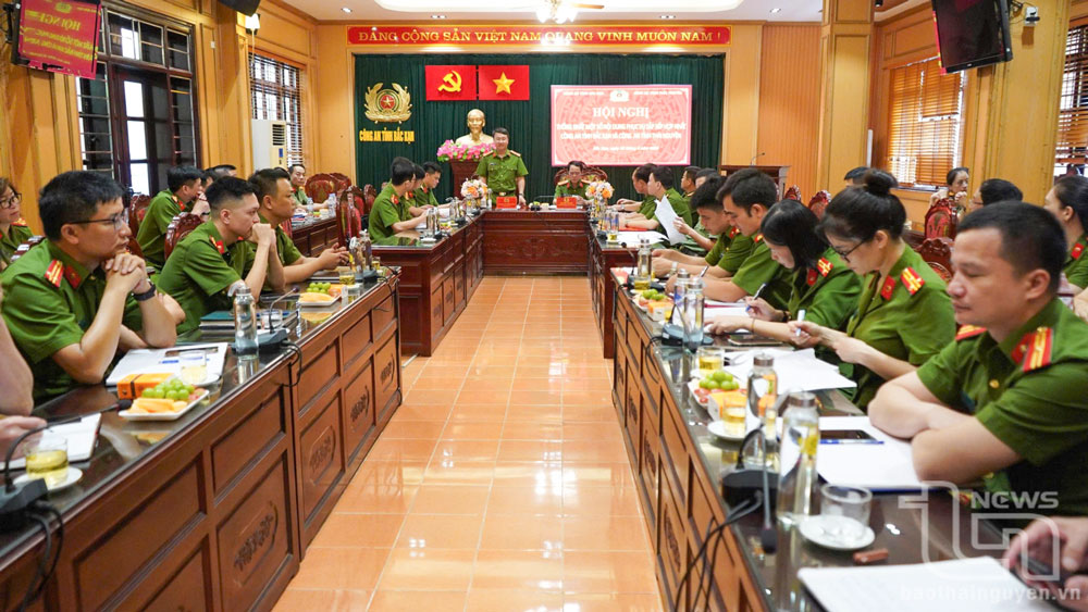 Công an tỉnh hai tỉnh Bắc Kạn - Thái Nguyên tổ chức họp thống nhất một số nội dung phục vụ sắp xếp, hợp nhất.