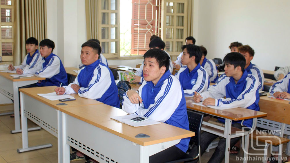 Giờ học của sinh viên Trường Đại học Khoa học (Đại học Thái Nguyên).