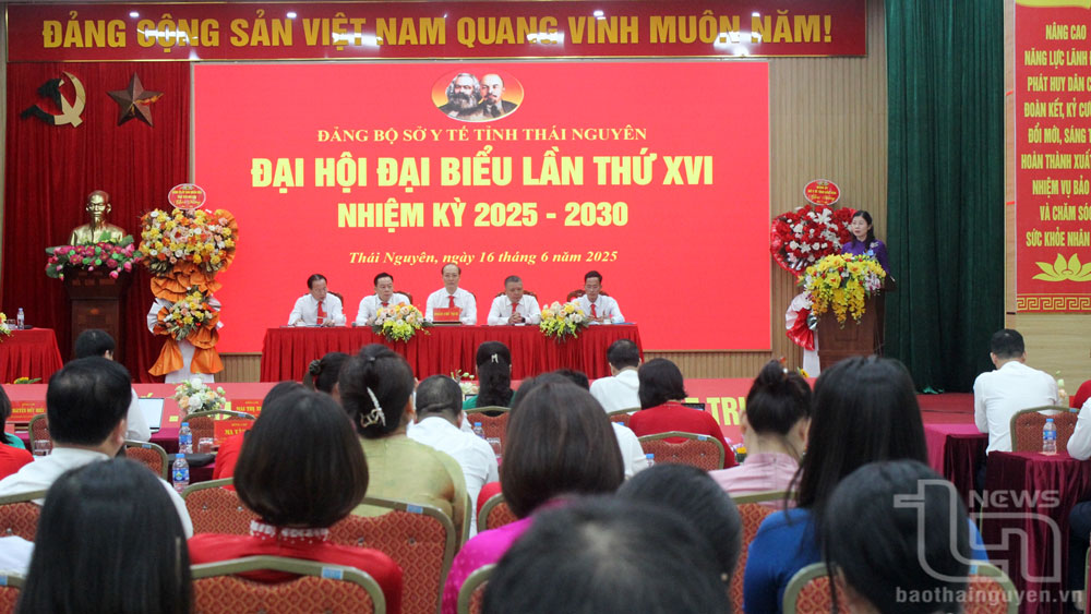 Đại diện lãnh đạo Đảng ủy UBND tỉnh phát biểu chỉ đạo tại Đại hội.